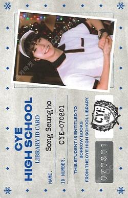 Snowy Summer ID Card Ver. POCAALBUM Ver. Seung Ho Song photocard image