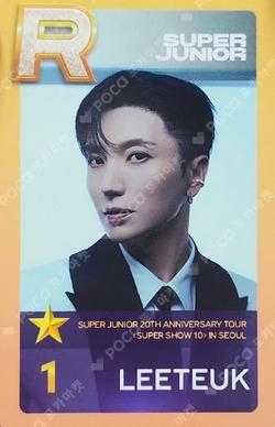 SUPER JUNIOR 20th Anniversary TOUR [SUPER SHOW 10] in SEOUL SuperStarSMTOWN LEETEUK photocard image