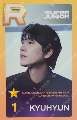 SUPER JUNIOR 20th Anniversary TOUR [SUPER SHOW 10] in SEOUL SuperStarSMTOWN KYUHYUN photocard image