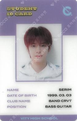 2022 SEASON'S GREETINGS : BAND CRVT SERIM photocard image