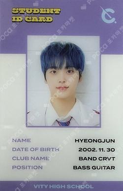 2022 SEASON'S GREETINGS : BAND CRVT HYEONGJUN photocard image