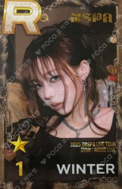 2025 aespa LIVE TOUR SYNK : aeXIS SuperStarSMTOWN WINTER photocard image