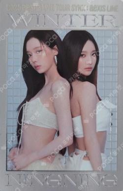 2025 aespa LIVE TOUR SYNK : aeXIS LINE RANDOM TRADING CARD SET Y ver. Unit photocard image