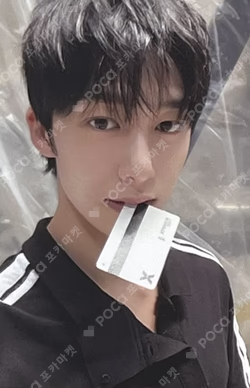 THE X RELEASE EVENT HYUNGWON photocard image