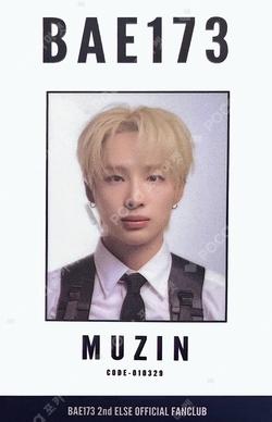 BAE173 2nd OFFICIAL FANCLUB FAN-KIT MUZIN photocard image