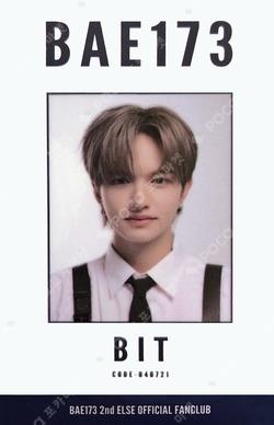 BAE173 2nd OFFICIAL FANCLUB FAN-KIT BIT photocard image