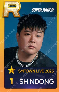 SMTOWN LIVE 2025 in SEOUL SuperStarSMTOWN SHINDONG photocard image