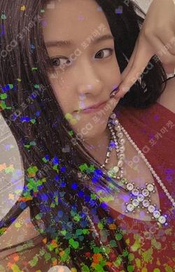 IVE SECRET TOWER RECORDS YUJIN photocard image