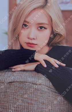 BLACKPINK THE GAME COUPON CARD KTOWN4U ROSE photocard image