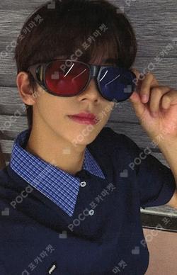 Electric Heart : Born to Glow FANPLEE HAE MIN photocard image
