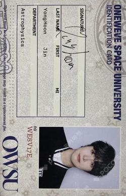 ONEWE 3RD OFFICIAL FANCLUB [WEVE] FAN KIT YONGHOON photocard image