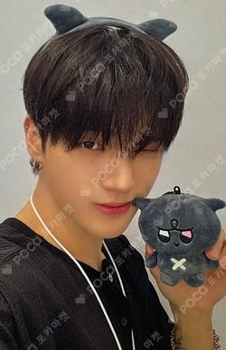 ATEEZ MIGHTEEZ PLUSH KEYRING WOOYOUNG photocard image