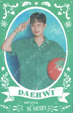 2025 AB6IX SEASON'S GREETINGS  'eat, drink, and BE MERRY' LEE DAE HWI photocard image
