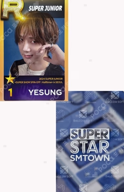 2024 SUPER JUNIOR SUPER SHOW SPIN-OFF : Halftime in SEOUL SUPERSTAR SMTOWN YESUNG photocard image