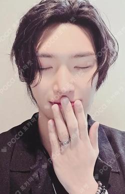 ATEEZ 7TH ANNIVERSARY OFFICIAL POP-UP '8ROOM' RANDOM PHOTOCARD PACK ver.A MINGI photocard image