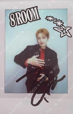 ATEEZ 7TH ANNIVERSARY OFFICIAL POP-UP '8ROOM' REWARD HONGJOONG photocard image