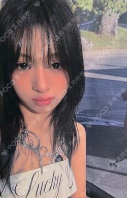 WE GO UP POP-UP STORE BABYMONSTER KEYRING ZIPPER POUCH AHYEON photocard image