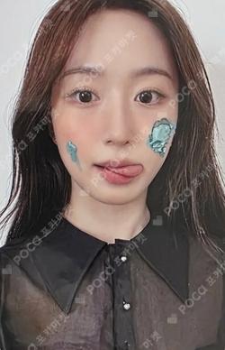 Blue Valentine EVERLINE LUCKY DRAW HAEWON photocard image