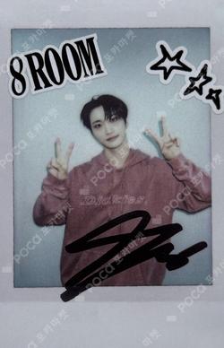 ATEEZ 7TH ANNIVERSARY OFFICIAL POP-UP '8ROOM' REWARD SEONGHWA photocard image