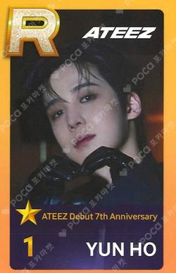 ATEEZ Debut 7th Anniversary [A TO Z : Anchor, Encore] SUPERSTAR ATEEZ PLAY EVENT YUNHO photocard image