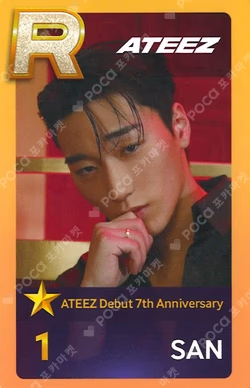 ATEEZ Debut 7th Anniversary [A TO Z : Anchor, Encore] SUPERSTAR ATEEZ PLAY EVENT SAN photocard image