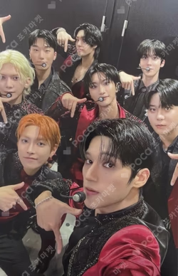 ATEEZ 7TH ANNIVERSARY OFFICIAL POP-UP '8ROOM' PAJAMAS & SLEEP MASK Unit photocard image