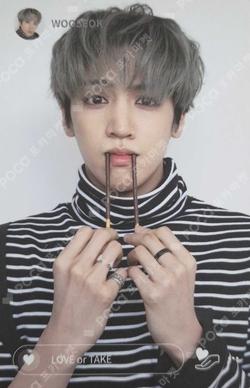 LOVE or TAKE Mild ver. WOOSEOK photocard image