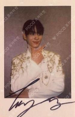 LOVE RACE POP-UP CAFE TIN CASE PHOTO CARD SET YOO TAEYANG photocard image