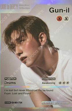 LXVE to DEATH Gun-il photocard image