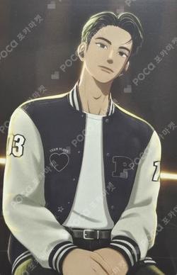 2025 PLAVE Asia Tour [DASH: Quantum Leap] Encore TEAM PLAVE VARSITY JACKET Hamin photocard image