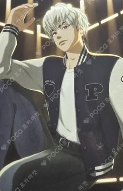 2025 PLAVE Asia Tour [DASH: Quantum Leap] Encore TEAM PLAVE VARSITY JACKET Eunho photocard image