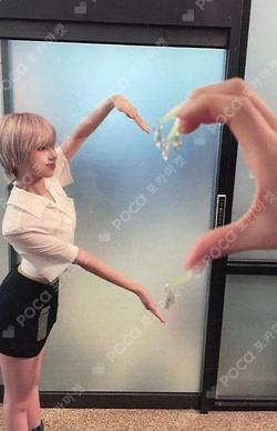 Blue Valentine Love Token Ver. JIWOO photocard image