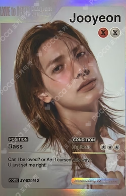 LXVE to DEATH Jooyeon photocard image