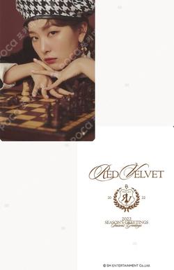 2022 SEASON'S GREETINGS SM STORE SEULGI photocard image