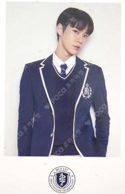 2019 NCT 127 BACK TO SCHOOL KIT 11st DOYOUNG photocard image