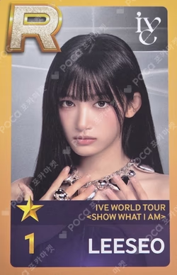 IVE WORLD TOUR [SHOW WHAT I AM] SuperStar STARSHIP LEESEO photocard image