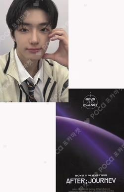 BOYS II PLANET Archive Exhibition ‘AFTER, JOURNEY’ in Shanghai HOLDER &  PHOTOCARD SET SANGHYEON photocard image
