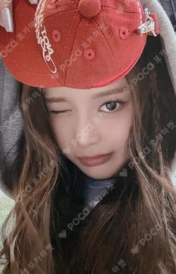 Not Just Pretty BALL CAP POUCH KEYRING PHOTO SET Bang Jee Min photocard image