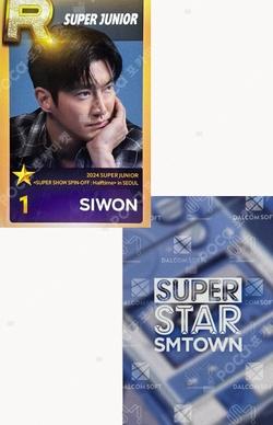 2024 SUPER JUNIOR SUPER SHOW SPIN-OFF : Halftime in SEOUL SUPERSTAR SMTOWN SIWON photocard image