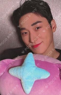 Press, Start! Enter the MIGHTEEZ POP-UP BIG FACE CUSHION SAN photocard image