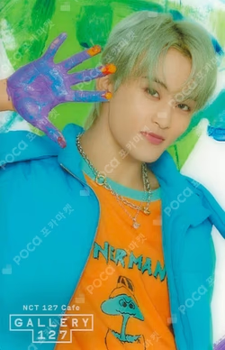 NCT 127 Cafe GALLERY 127 MINI CANVAS SET MARK photocard image
