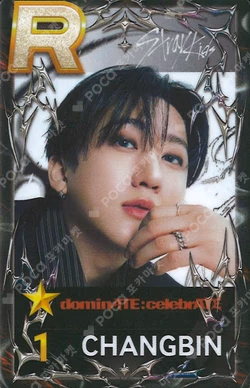 Stray Kids World Tour dominATE : celebrATE SuperStarJYPNATION CHANGBIN photocard image