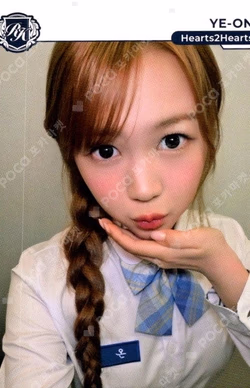 TELECA COLLECTION CARD 2025 K-POP ROOKIE BASE YE-ON photocard image