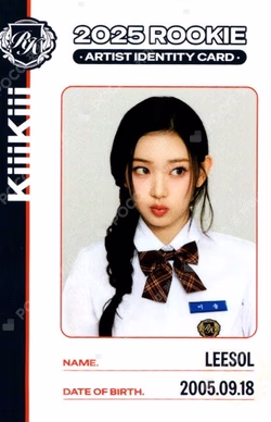 TELECA COLLECTION CARD 2025 K-POP ROOKIE RARE