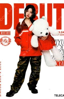 TELECA COLLECTION CARD 2025 K-POP ROOKIE RARE KYA photocard image