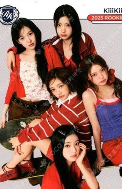 TELECA COLLECTION CARD 2025 K-POP ROOKIE BASE Unit photocard image