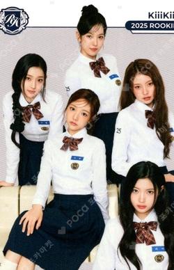 TELECA COLLECTION CARD 2025 K-POP ROOKIE BASE Unit photocard image