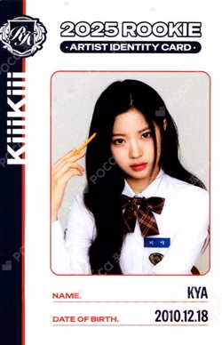 TELECA COLLECTION CARD 2025 K-POP ROOKIE RARE