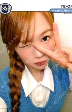 TELECA COLLECTION CARD 2025 K-POP ROOKIE BASE YE-ON photocard image