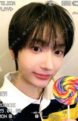 TELECA COLLECTION CARD 2025 K-POP ROOKIE RARE Donghwa photocard image